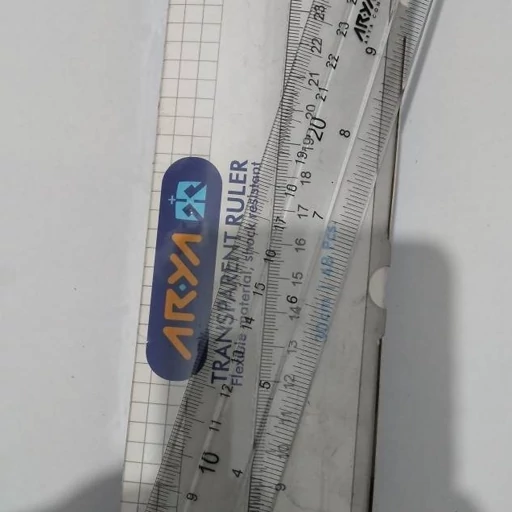 خط کش آریا 30 سانتی شفاف