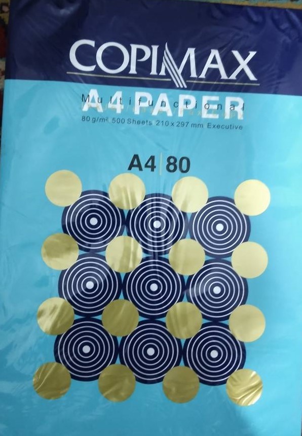 کاغذa4 کپی مکس 80 گرمی بسته 500 عددی