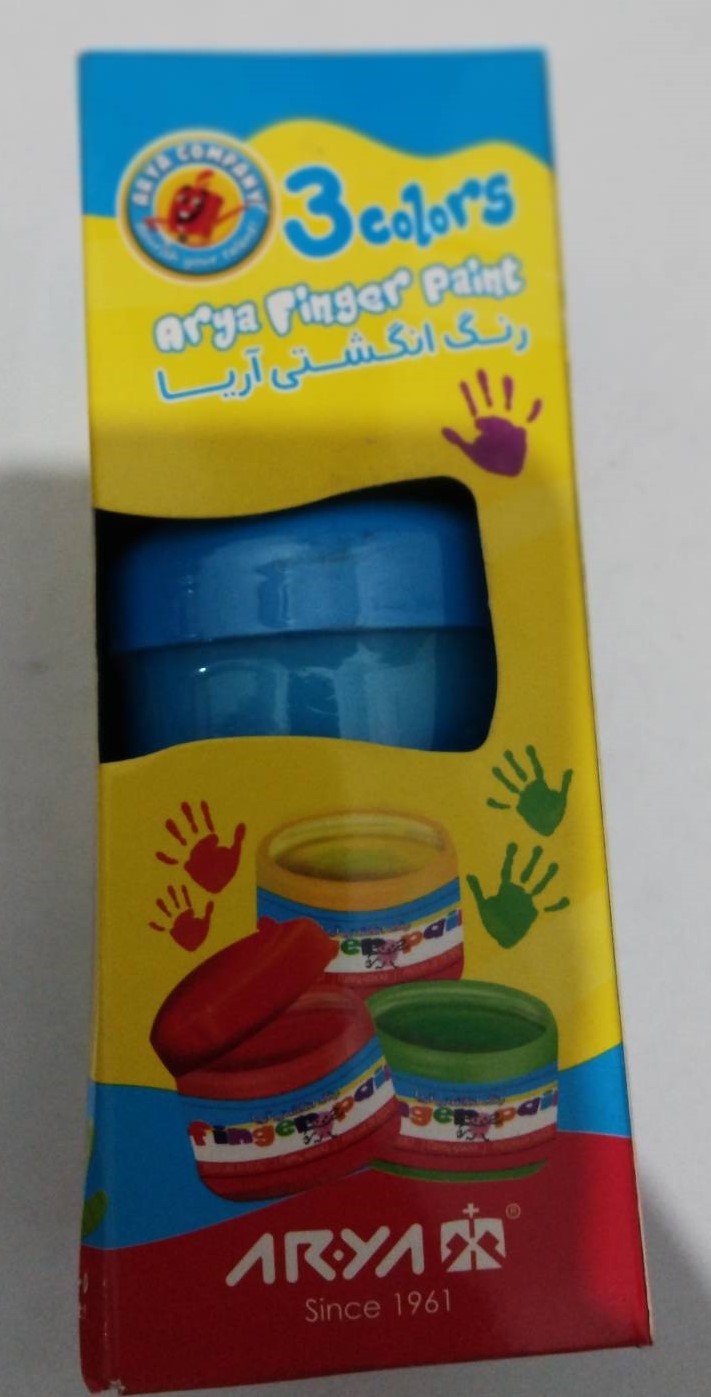 رنگ انگشتی 3 رنگ آریا