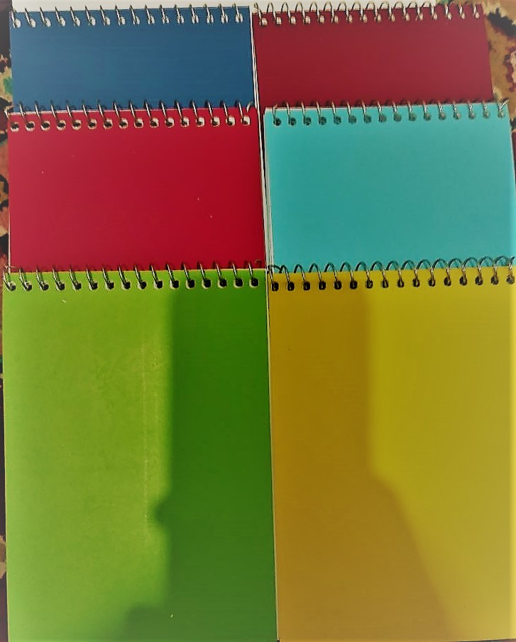 دفترچه یاداشت سیمی  طلقی